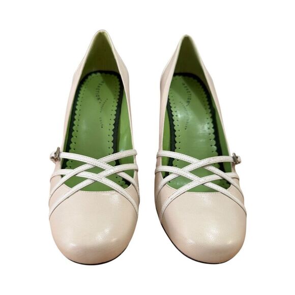 Kenneth Cole Reaction Hanna Stasia Ivory Round Toe Pump Women’s Size 10M - Picture 2 of 10